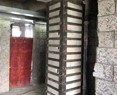 柱包钢加固施工
