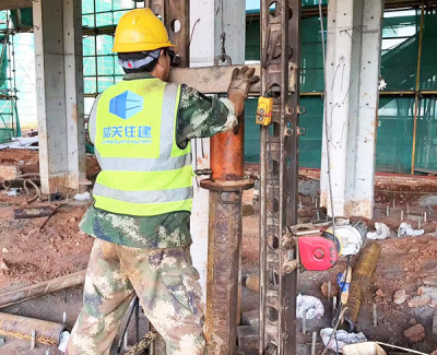 锚杆静压桩加固工程