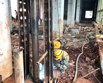 静压锚杆桩加固施工