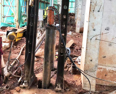 静压锚杆桩加固